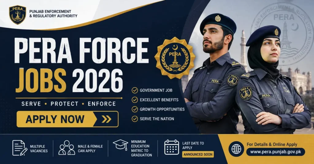 PERA Force Jobs 2026 – Last Chance – Apply Now