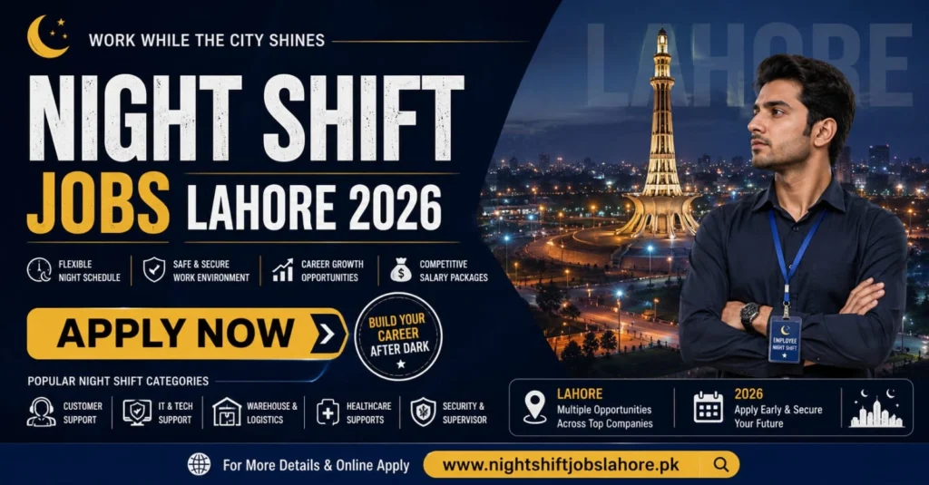 Night Shift Jobs Lahore 2026: A Solid Career Choice