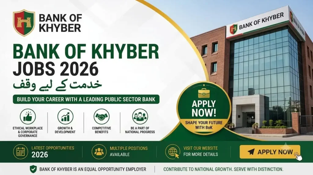 Bank of Khyber Jobs 2026: A Gateway To Skyrocket Your Banking Career – Don't Miss Out – Apply Now