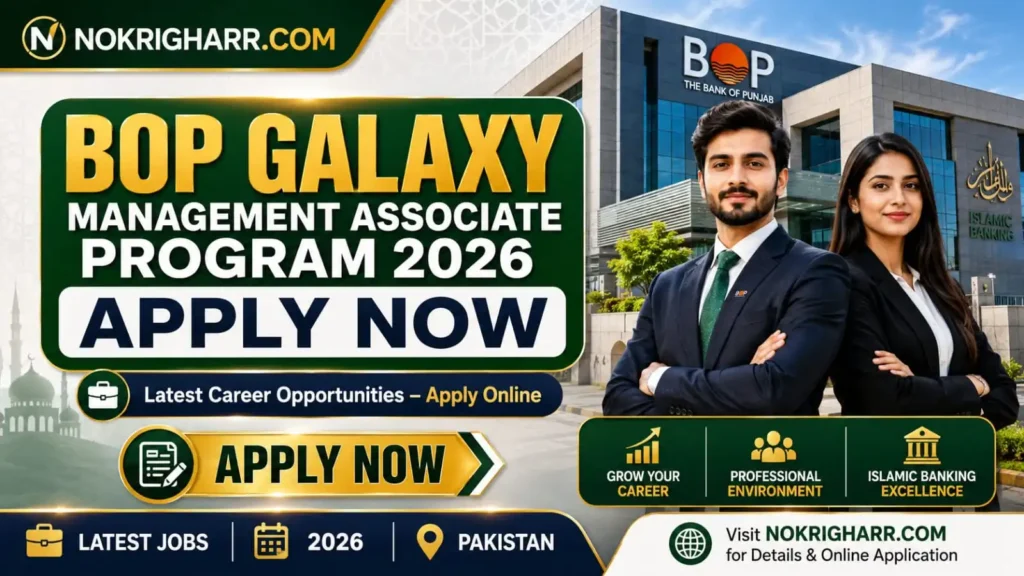 BOP Galaxy Management Associate Program 2026 Kickstart Your Banking Career – Don't Miss Out – Apply now