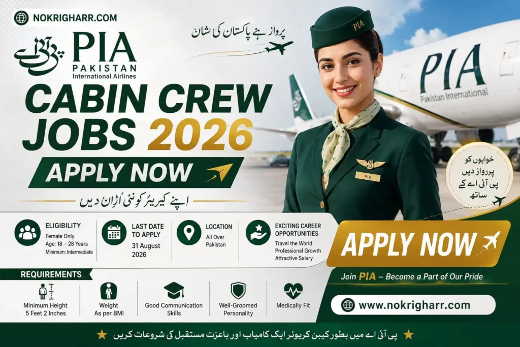 PIA Cabin Crew Jobs 2026: Turn Your Passion For Flying Into Proud Career – Apply Now