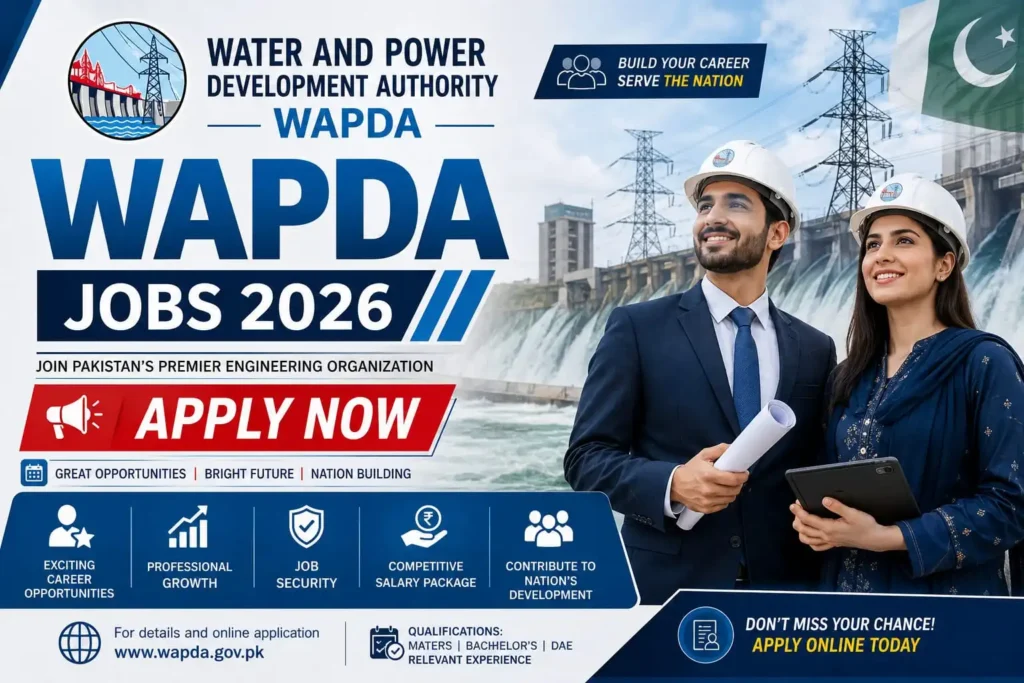 WAPDA Jobs 2026: Secure Your Job – Apply Now
