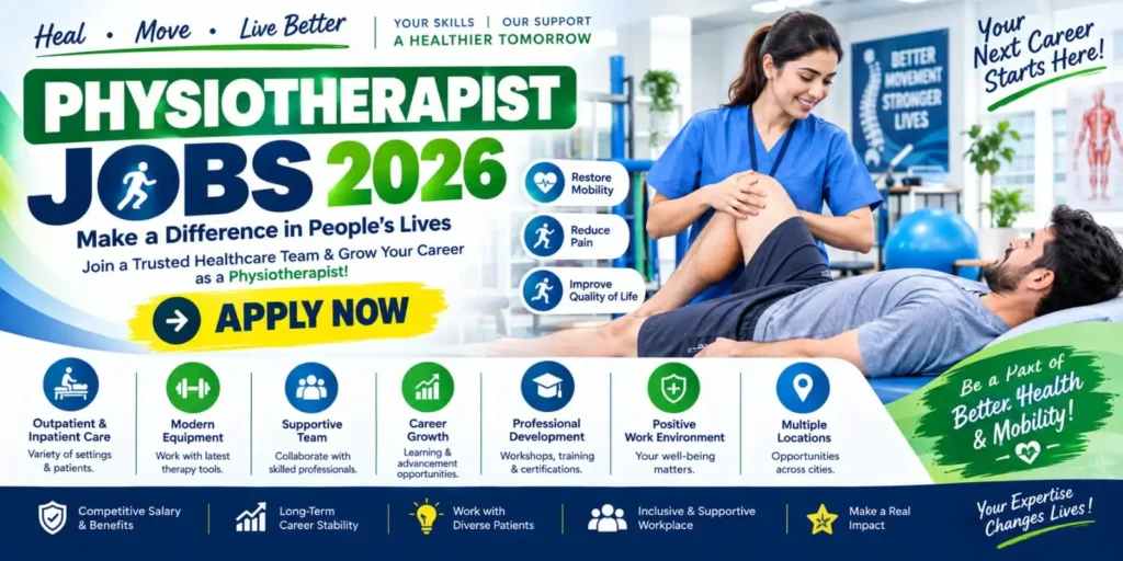 Physiotherapist Jobs 2026 in Lahore – Apply Now